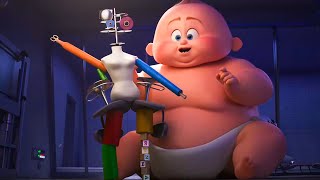 INCREDIBLES 2 - Baby Jack Jack All Superpowers Short Movie (2018) Clip