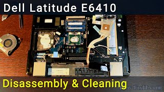 How to disassemble and clean laptop Dell Latitude E6410