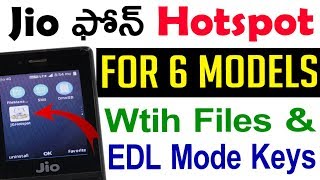 Enable hotspot in jio phone telugu | hotspot in jio phone telugu | tekpedia