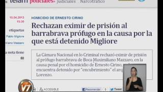 Visión 7: Telam: "Homicidio de Ernesto Chirino"