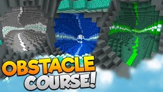 Minecraft FLYING OBSTACLE COURSE! | (17 LEVELS OF ELYTRA FUN!)