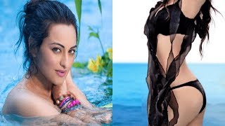 OMG Watch Sonakshi Sinha's New Hot Bikini Avatar Hot Bikini Photoshoot _ Sonakshi Sinha Hot Pics
