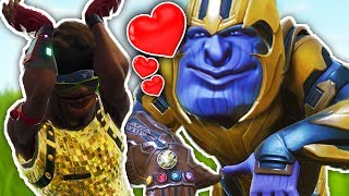 Making Friends With Thanos in Fortnite...