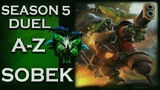 Smite: Season 5 Duel A-Z! | Sobek | Me Booty Is The Best Booty | #75