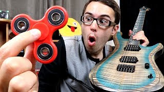 Fidget Spinner as a Guitar Pick!