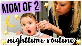 REALISTIC NIGHT TIME ROUTINE ??⭐ SAHM MOM OF TWO TODDLERS SPRING 2019 | Brianna K bitsofbri