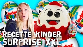 RECETTE DU GÂTEAU KINDER SURPRISE XXL ! UN VRAI RÉGAL ET UNE SURPRISE  ?