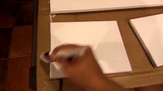 Como aplicar gesso a un canvas o lienzo