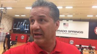 Calipari talks about his players, UK recruits and more from USA Basketball camp