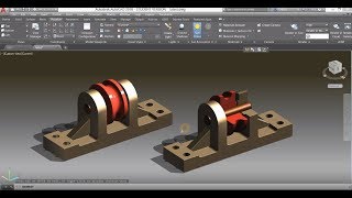 Mechanical modeling tutorial in AutoCAD 2018