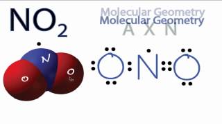 NO2 Molecular Geometry / Shape and Bond Angles (Note: exact bond angle is 134.3)