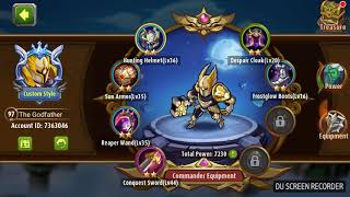 MAGIC RUSH HEROES - COMMANDER EQUIPMENT EXPLAINED!!!