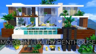 The Sims 4 Speed Build | MODERN LUXURY PENTHOUSE | NOCC
