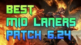 Best Mid Laners Patch 6.24 Solo Queue Season 7