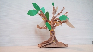 Дерево/tree. Поделки с детьми. Творчество.