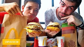 McDonald’s V.S. BURGER KING, ¿Cuál COMBO DEL DÍA es MEJOR? Ft. @Usted Esta Aqui.