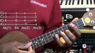 ? Charlie Brown Christmas Ukulele Chord TABS Tutorial Peanuts Lesson EricBlackmonMusicHD