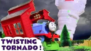 Thomas The Tank Engine Big World Big Adventures Twisting Tornado Rescue with funny Funlings