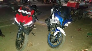 ?R15 v3.0 {VS} pulser Rs 200 ?*NIGHT HEAD LIGHT *?TEST REAL life review 2018^^