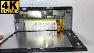 Huawei MediaPad T3 - complete disassembly, replacement charging port / разборка, замена порт зарядки
