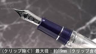 SAILOR セーラー 万年筆 趣味の文具箱限定 プロフェッショナルギア レアロ  スケルトン 長刀研ぎ 中細字