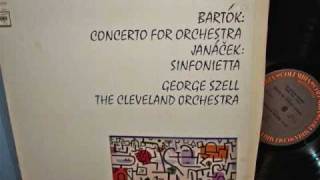 SZELL CLEVELAND ORCH JANACEK "SINFONIETTA" BARTOK "CONCERTO ORCHESTRA"