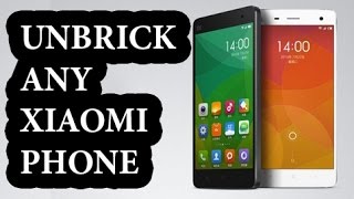 HO TO FLASH Mediatek XIAOMI BRICKED PHONE
