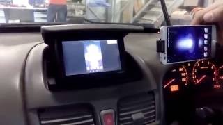 Nissan bluebird selphy - русификация меню, установка блока для передачи видео  с телефона на экран