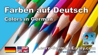 Farben auf Deutsch - Colors in German | Learn German Easily