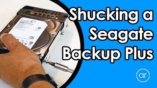 How to Remove / Shuck the Hard Drive from Seagate Backup Plus 5TB Drive