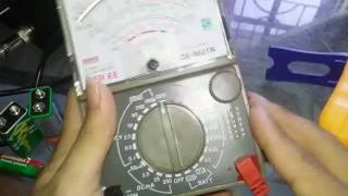 Điện Tử Căn Bản - Hướng dẫn sử dụng các chức năng của đồng hồ đo điện đa năng