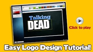 Logo Design Tutorial - Creating the Walking Dead Logo