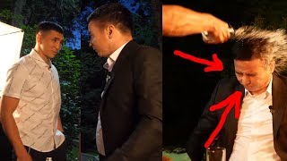 ЖУРНАЛИСТ РАЗОЗЛИЛ КАЗАХСКОГО БОКСЕРА!  АРМАН ОСПАНОВ- АЛЕКСЕЙ ПОЛПУДНИКОВ ТРИЛОГИЯ!