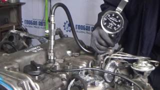 Проверка компрессии двигателя D4CB 6098739 Kia Sorento D4CB 145л.с.