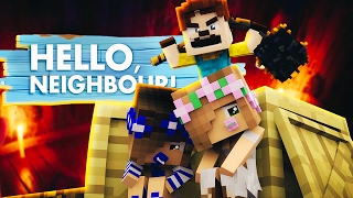 Minecraft Baby Hello Neighbour - NEIGHBOUR HAS LITTLE KELLY HOSTAGE!