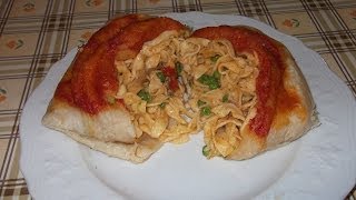 fagottini di pasta sfoglia ripieni di tagliatelle fatte in casa