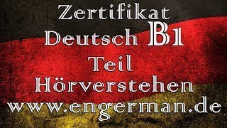 Zertifikat Deutsch B1 | Hörverstehen B1 | Modelltest 7