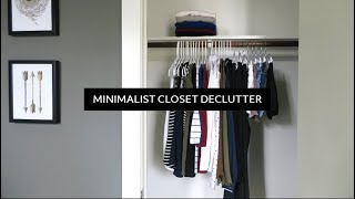 Minimalist Closet Clear Out / Declutter  |  40 Item Wardrobe for the Year