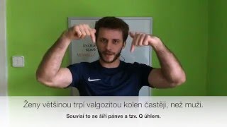 Nohy do X, bolest a valgozita kolen