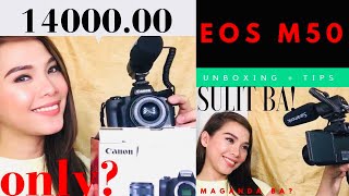 Best Vlogging Camera 2019? UNBOXING MY CANON EOS M50 | #Sasai24 ph