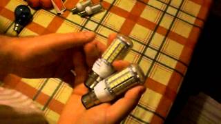 LED 'Corncob' bulbs revisited - group test and review