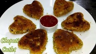 Leftover Chapati Cutlet recipe | చపాతీ కట్లెట్స్ రిసిపి