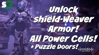 Horizon: Zero Dawn secret Shield-Weaver armor, how to unlock and all power cell locations!