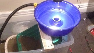 How To Make A Blue Bowl Fine Gold Recovery System With Catch Pan