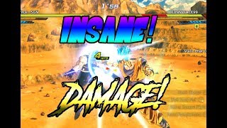 INSANE Damage HAWK CHARGE!!! Xenoverse 2 Online Match [CLICK BAIT]
