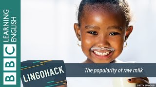The popularity of raw milk - Lingohack