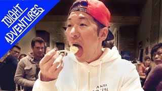 Screaming BTS Lyrics while Eating (KPOP IN PUBLIC)
