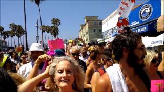 Free the Nipples at Venice Beach, Ca