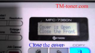 How to reset extent life drum unit for Brother MFC-7360, MFC-7460DN, MFC-7860DW printer