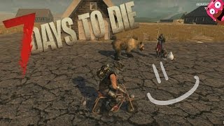 7 Days To Die Нападение медведя "типа в мире животных"